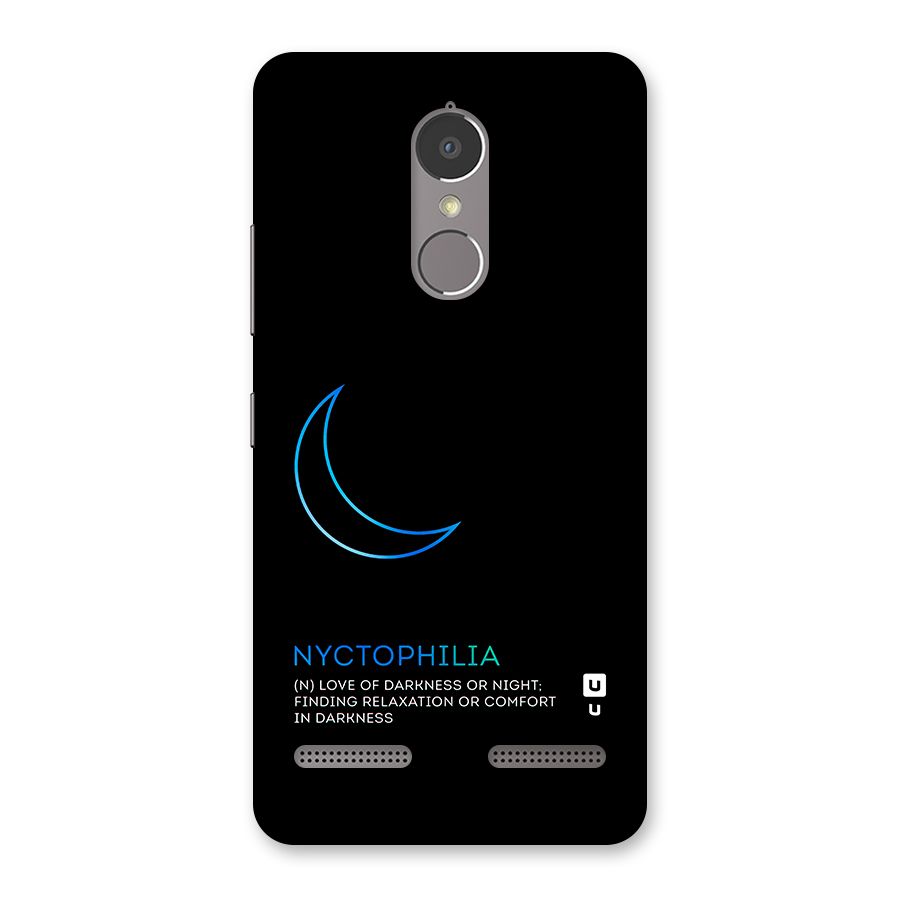 Nyctophilia Love of Darkness Back Case for Lenovo K6 Power