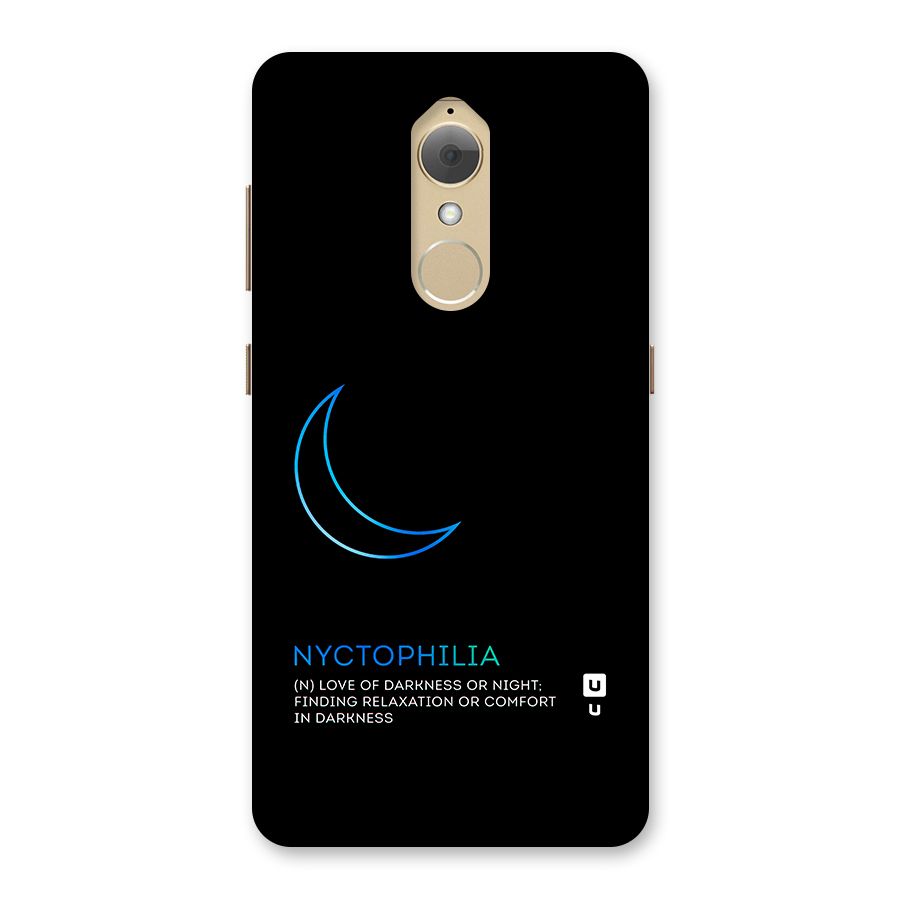 Nyctophilia Love of Darkness Back Case for Lenovo K8