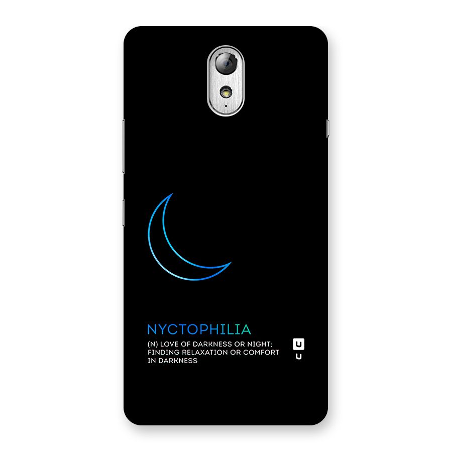 Nyctophilia Love of Darkness Back Case for Lenovo Vibe P1M