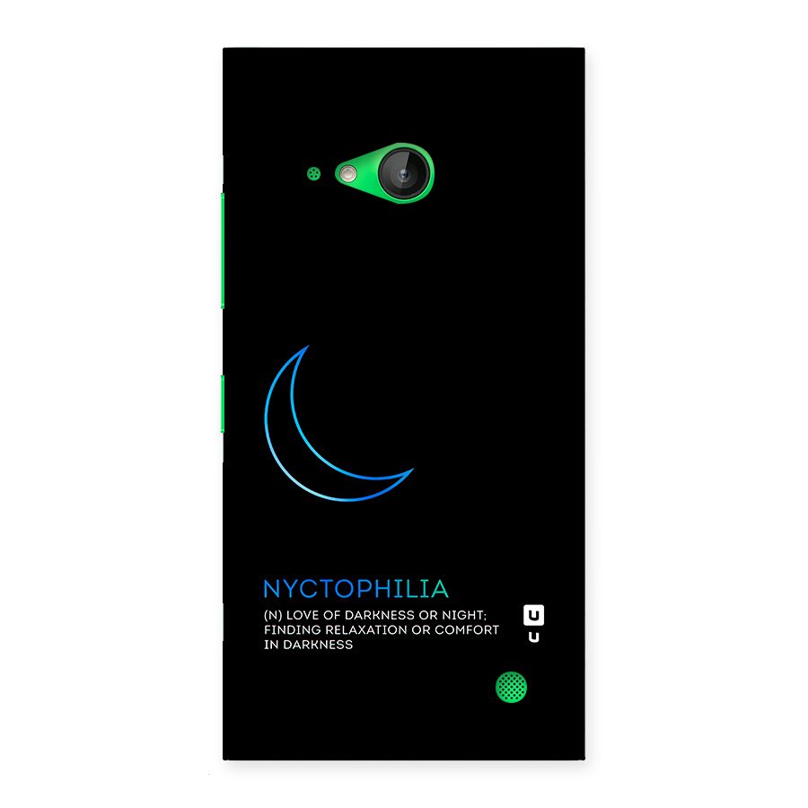 Nyctophilia Love of Darkness Back Case for Lumia 730