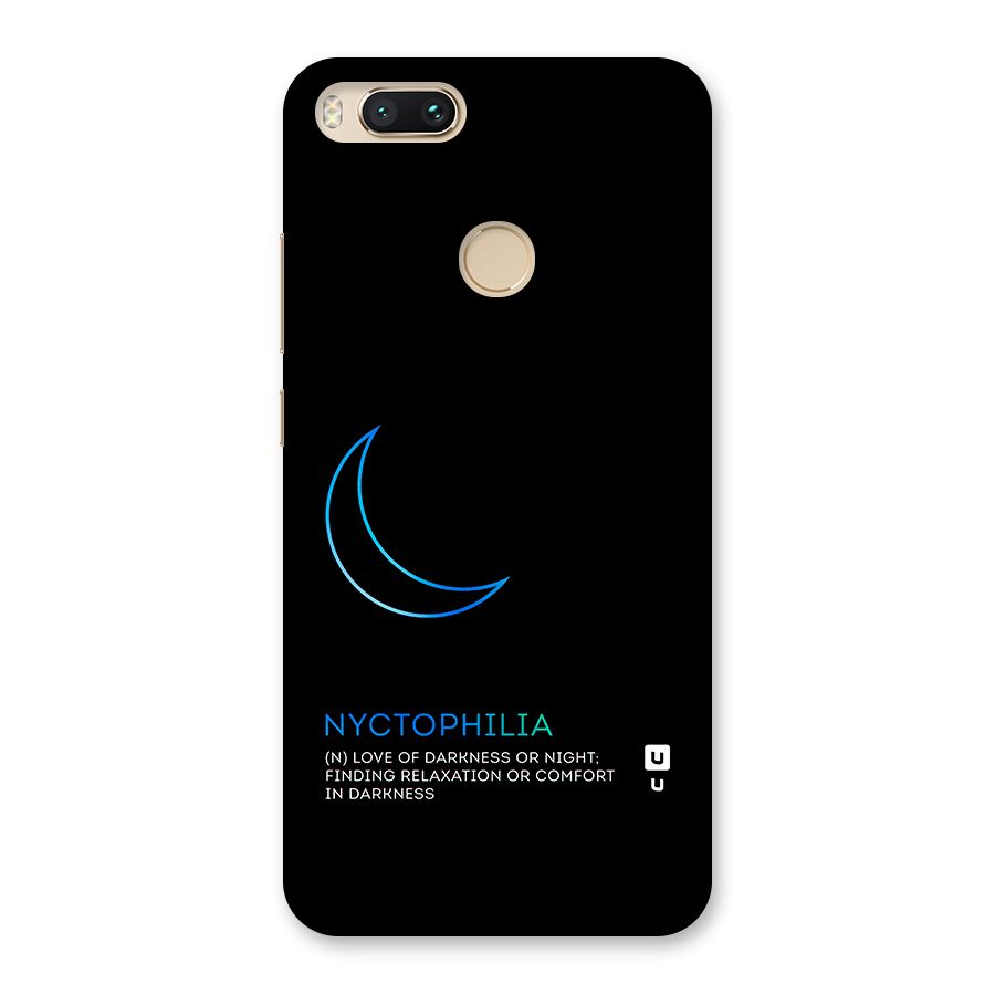 Nyctophilia Love of Darkness Back Case for Mi A1