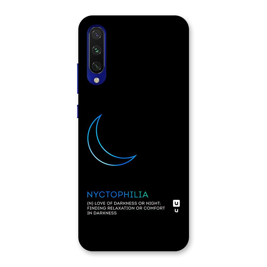 Nyctophilia Love of Darkness Back Case for Mi A3