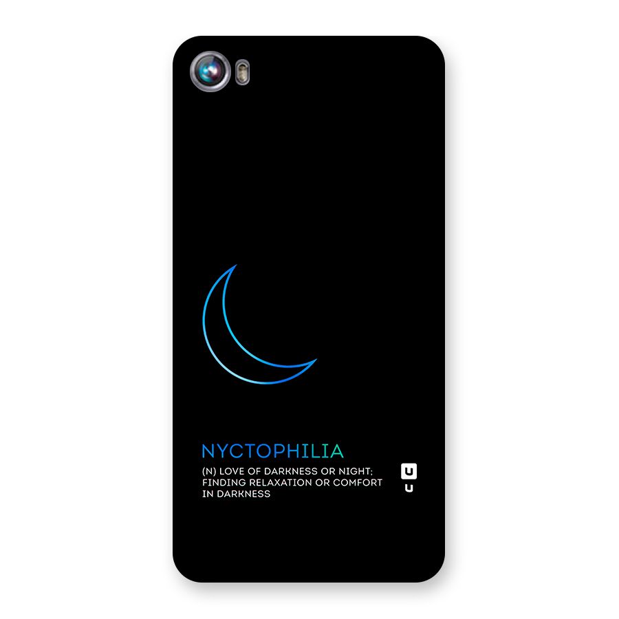 Nyctophilia Love of Darkness Back Case for Micromax Canvas Fire 4 A107
