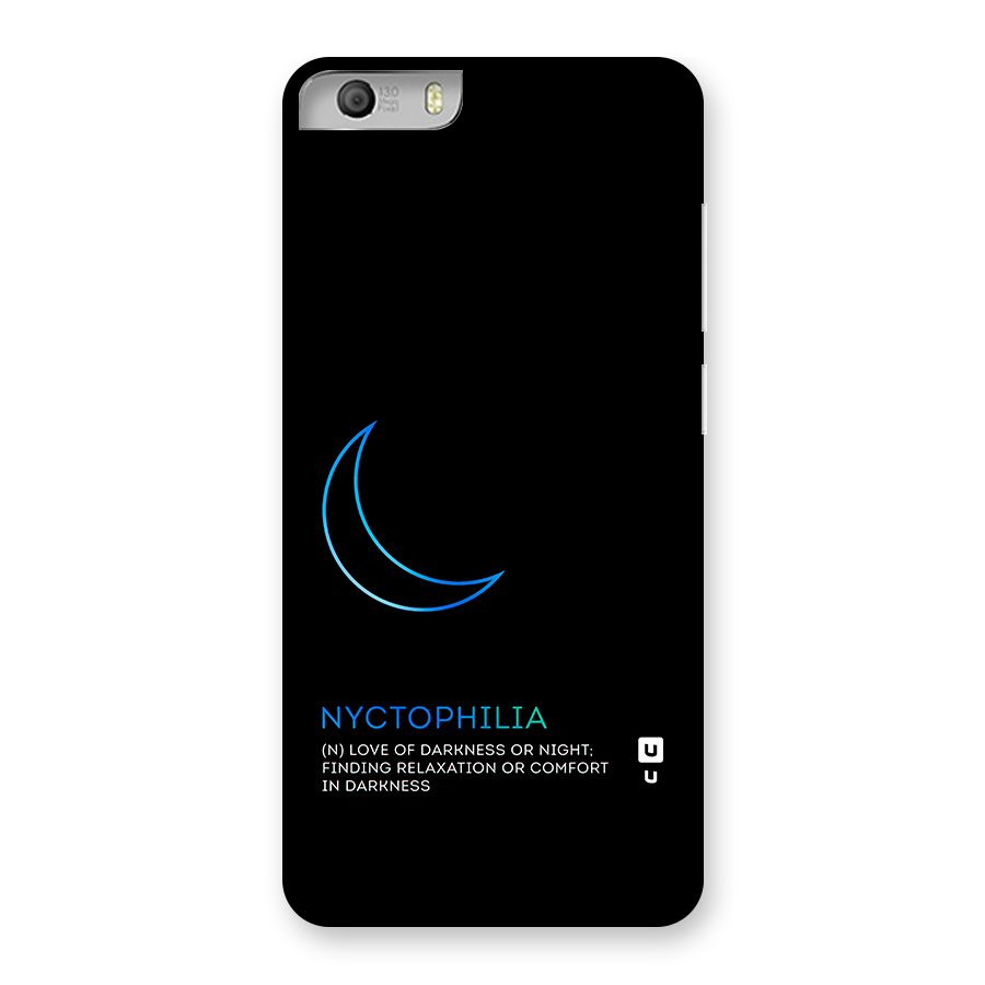 Nyctophilia Love of Darkness Back Case for Micromax Canvas Knight 2