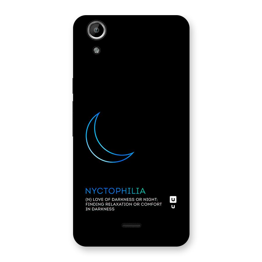 Nyctophilia Love of Darkness Back Case for Micromax Canvas Selfie Lens Q345