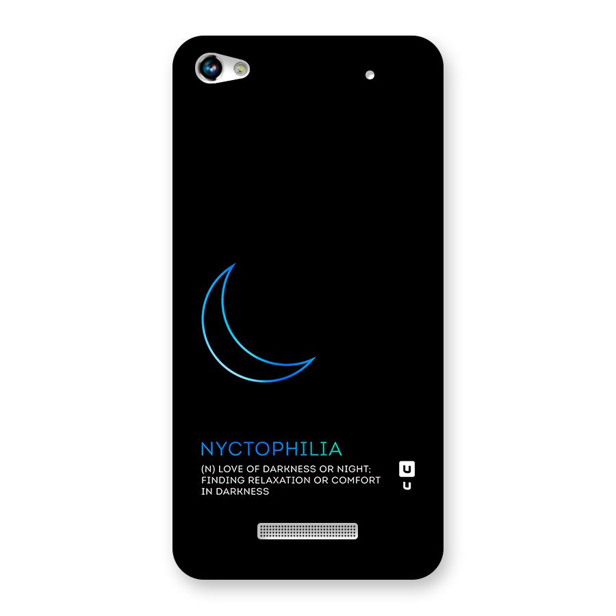 Nyctophilia Love of Darkness Back Case for Micromax Hue 2