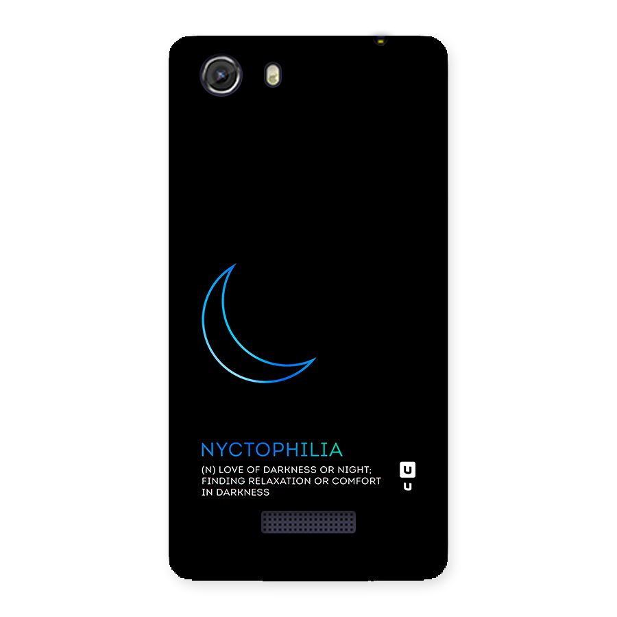 Nyctophilia Love of Darkness Back Case for Micromax Unite 3