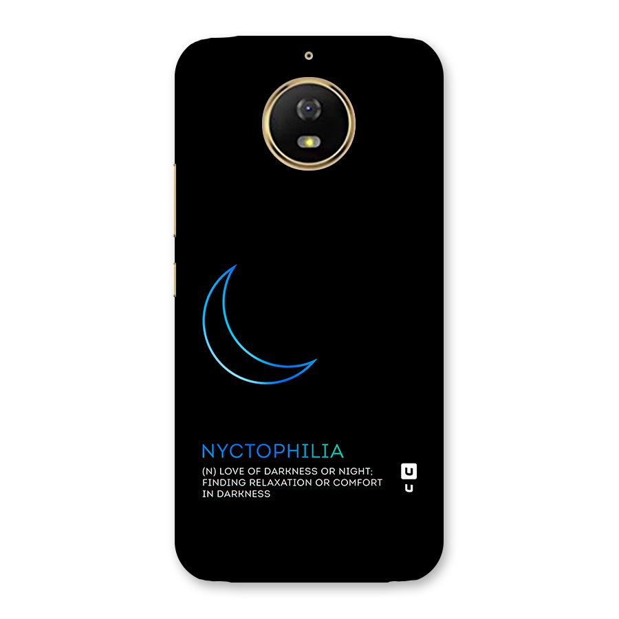 Nyctophilia Love of Darkness Back Case for Moto G5s