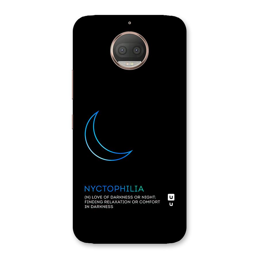 Nyctophilia Love of Darkness Back Case for Moto G5s Plus