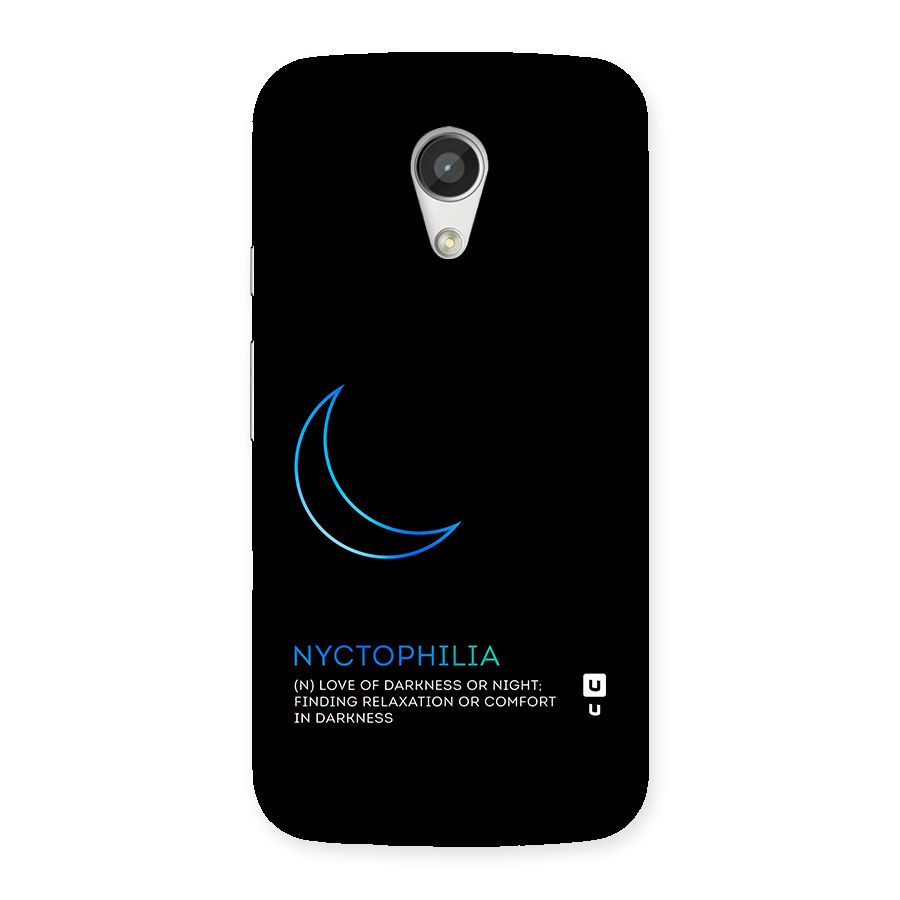Nyctophilia Love of Darkness Back Case for Moto G 2nd Gen