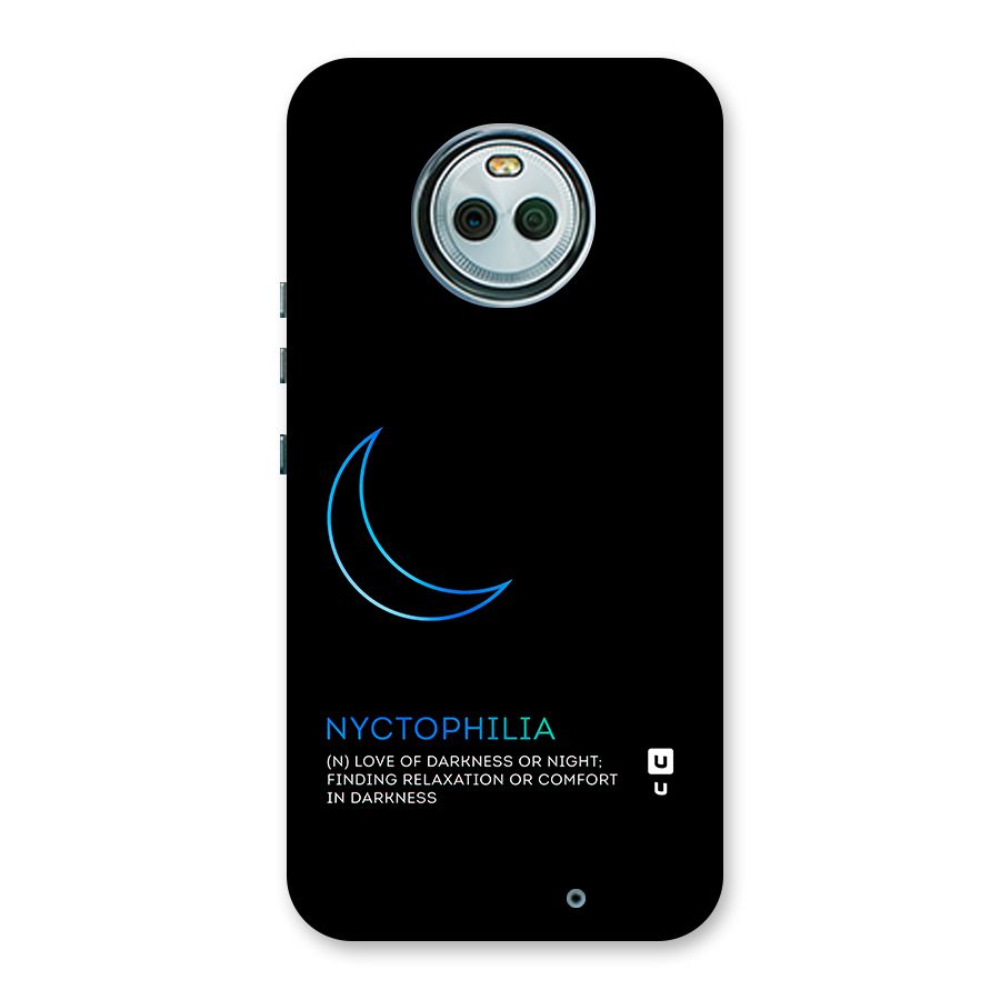 Nyctophilia Love of Darkness Back Case for Moto X4