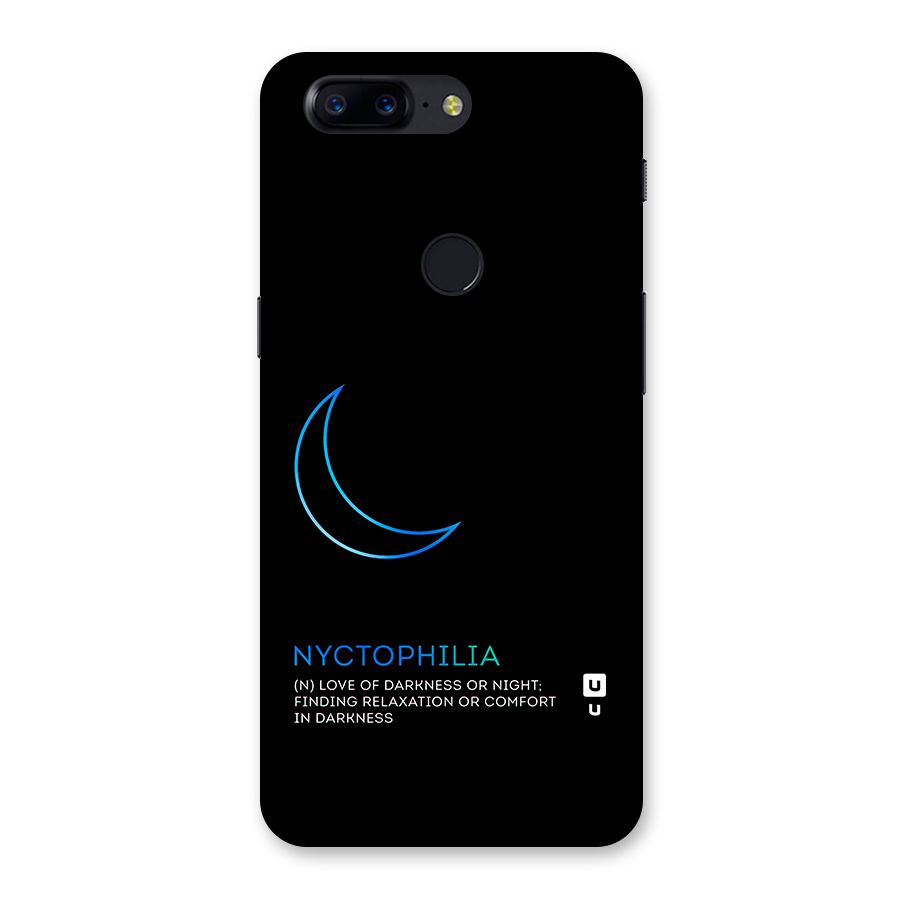 Nyctophilia Love of Darkness Back Case for OnePlus 5T