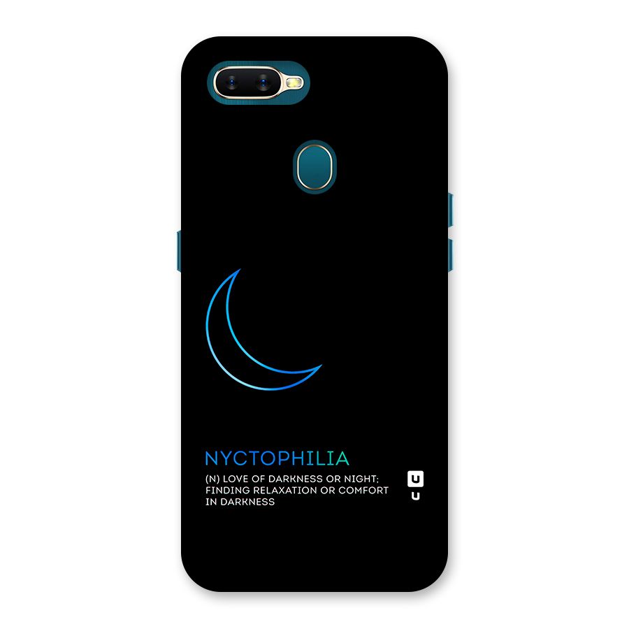 Nyctophilia Love of Darkness Back Case for Oppo A12