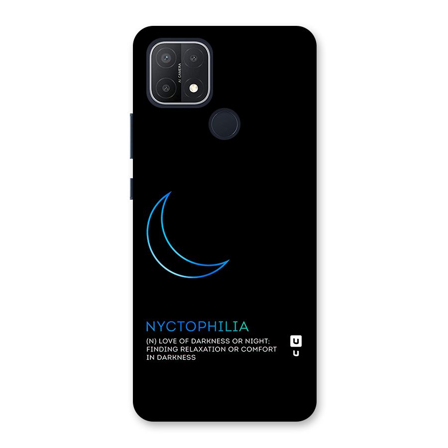 Nyctophilia Love of Darkness Back Case for Oppo A15s
