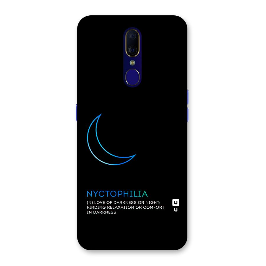Nyctophilia Love of Darkness Back Case for Oppo A9