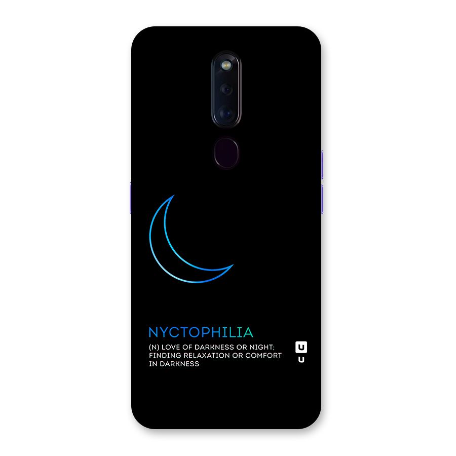 Nyctophilia Love of Darkness Back Case for Oppo F11 Pro