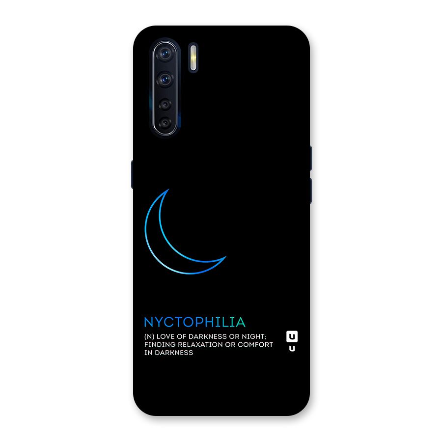 Nyctophilia Love of Darkness Back Case for Oppo F15