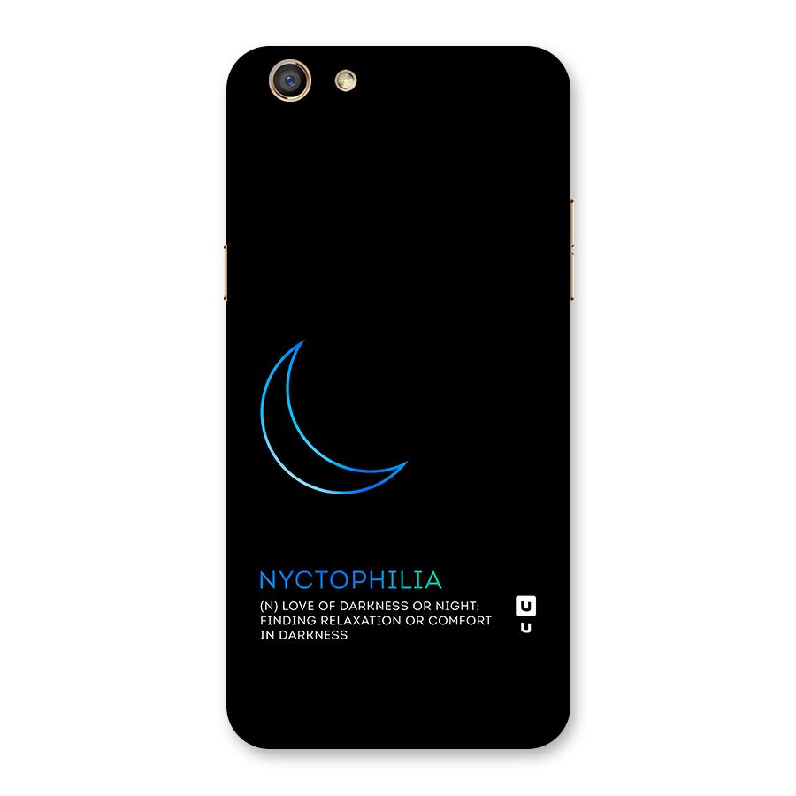 Nyctophilia Love of Darkness Back Case for Oppo F3