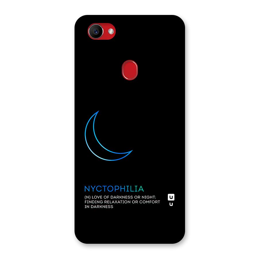 Nyctophilia Love of Darkness Back Case for Oppo F7