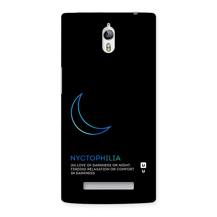 Nyctophilia Love of Darkness Back Case for Oppo Find 7