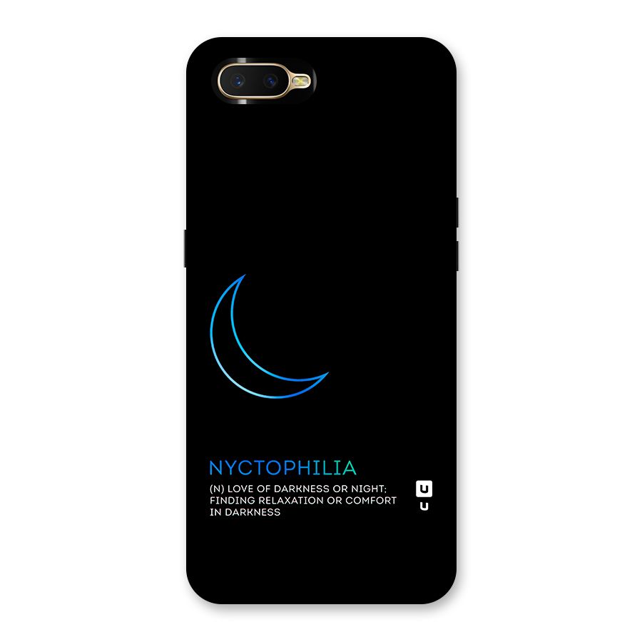 Nyctophilia Love of Darkness Back Case for Oppo K1
