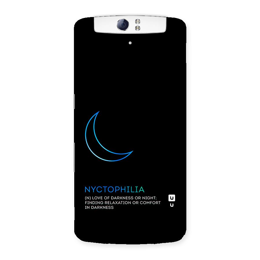 Nyctophilia Love of Darkness Back Case for Oppo N1