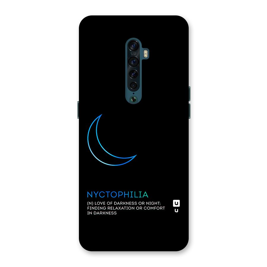 Nyctophilia Love of Darkness Back Case for Oppo Reno2