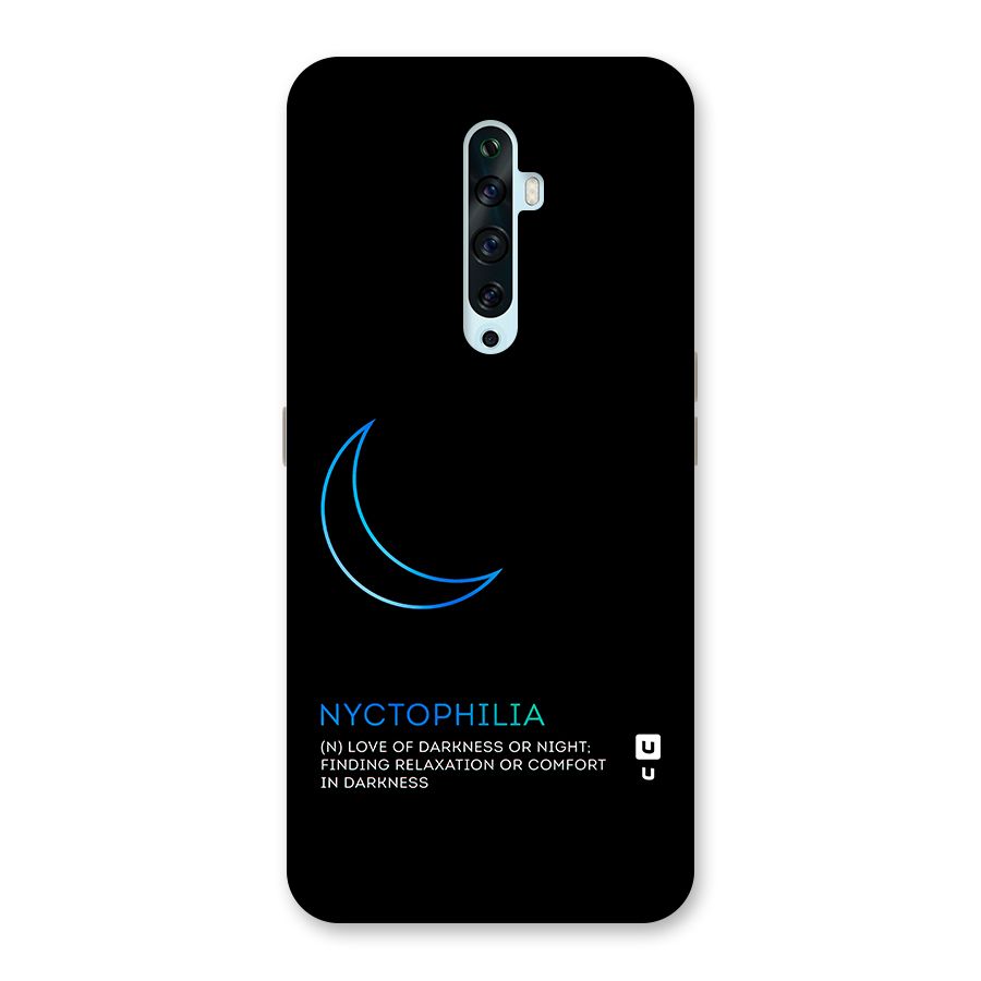Nyctophilia Love of Darkness Back Case for Oppo Reno2 F
