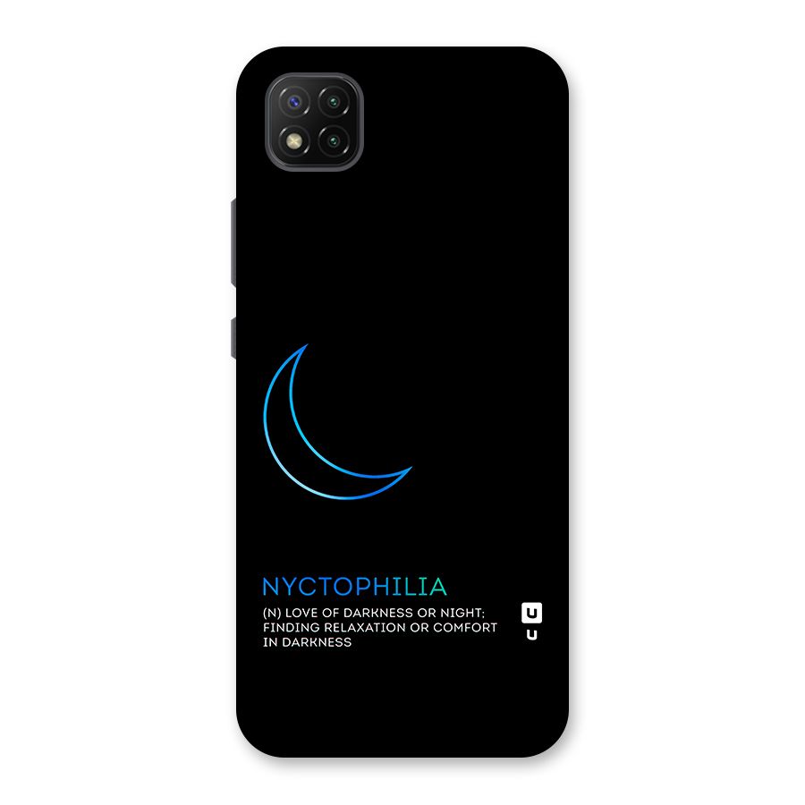 Nyctophilia Love of Darkness Back Case for Poco C3
