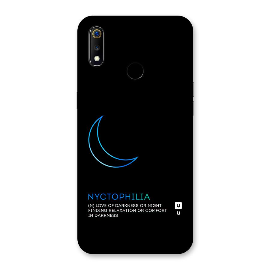 Nyctophilia Love of Darkness Back Case for Realme 3