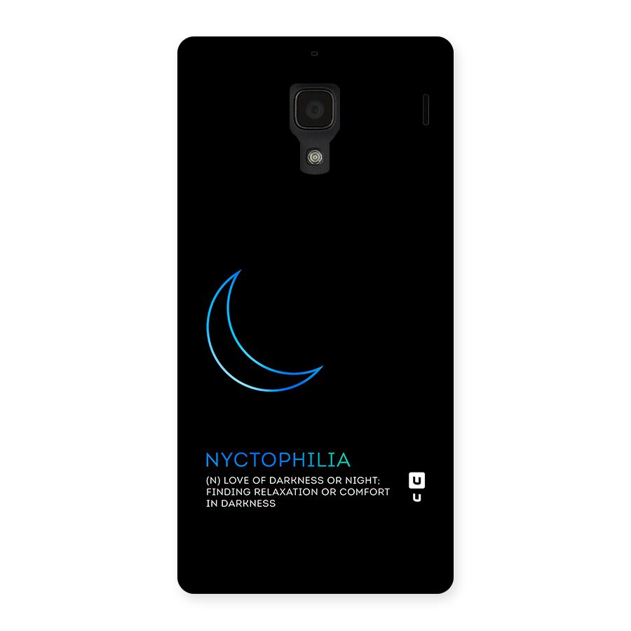 Nyctophilia Love of Darkness Back Case for Redmi 1S