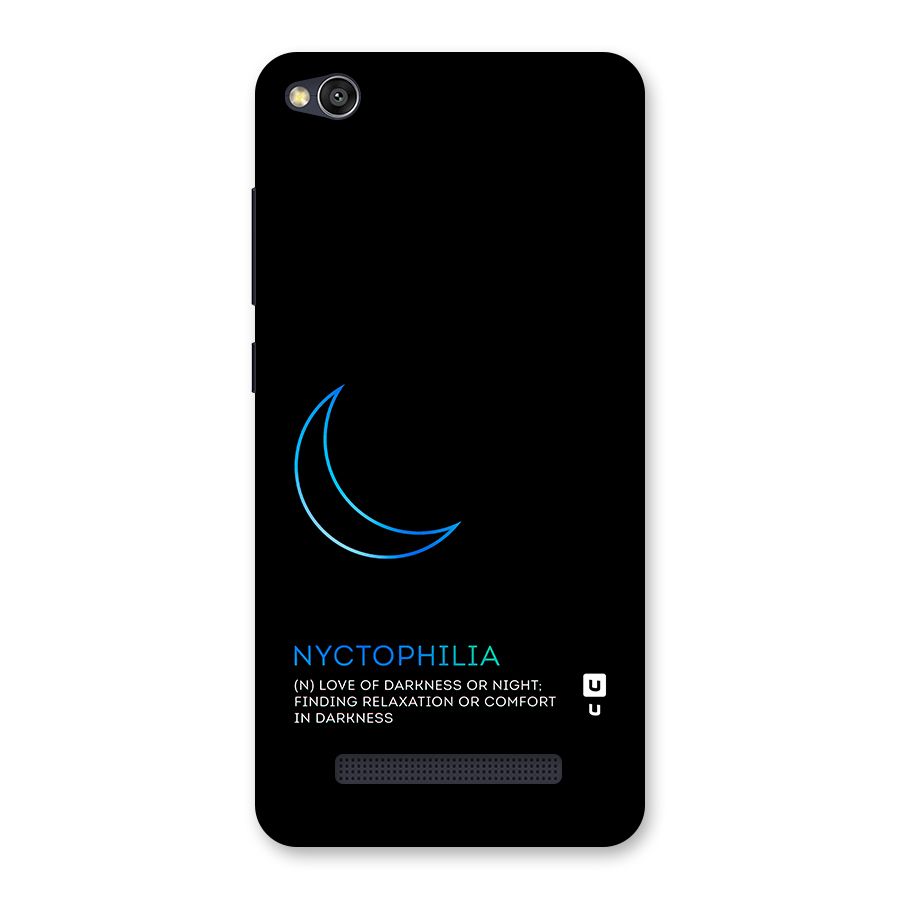 Nyctophilia Love of Darkness Back Case for Redmi 4A