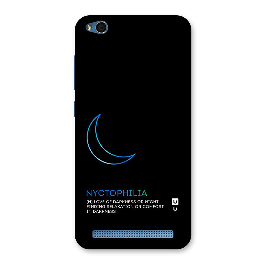 Nyctophilia Love of Darkness Back Case for Redmi 5A