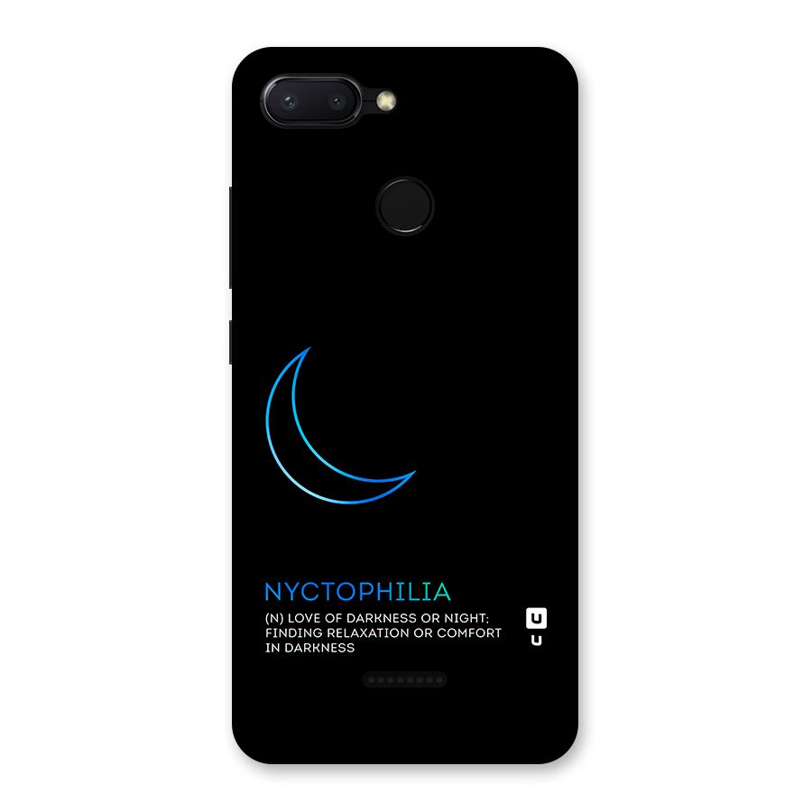 Nyctophilia Love of Darkness Back Case for Redmi 6