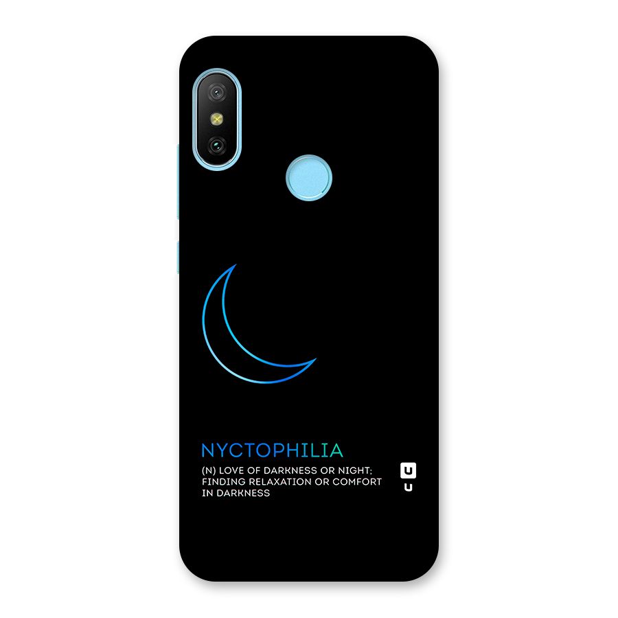Nyctophilia Love of Darkness Back Case for Redmi 6 Pro