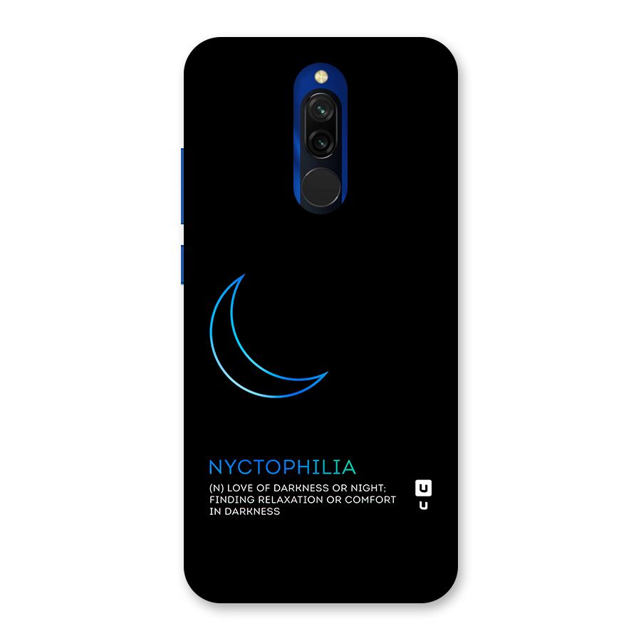 Nyctophilia Love of Darkness Back Case for Redmi 8