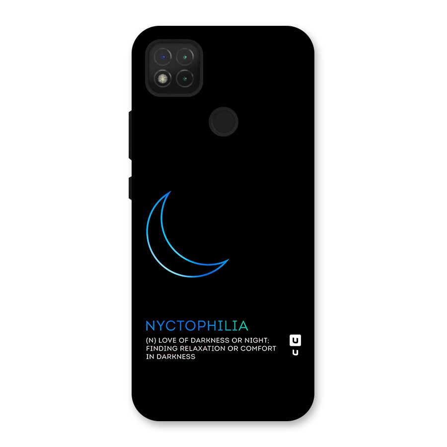 Nyctophilia Love of Darkness Back Case for Redmi 9