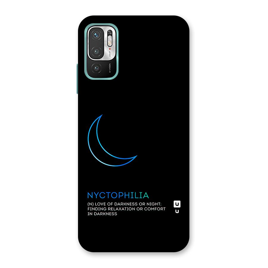 Nyctophilia Love of Darkness Back Case for Redmi Note 10T 5G