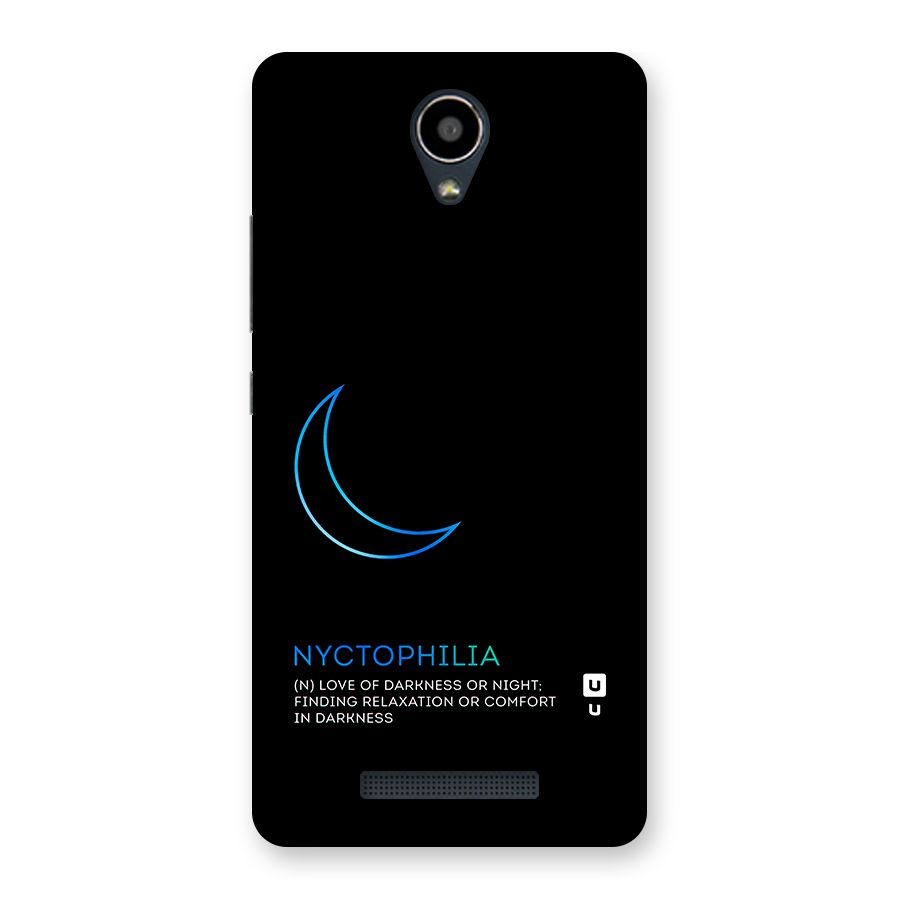 Nyctophilia Love of Darkness Back Case for Redmi Note 2
