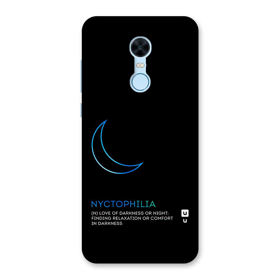 Nyctophilia Love of Darkness Back Case for Redmi Note 5