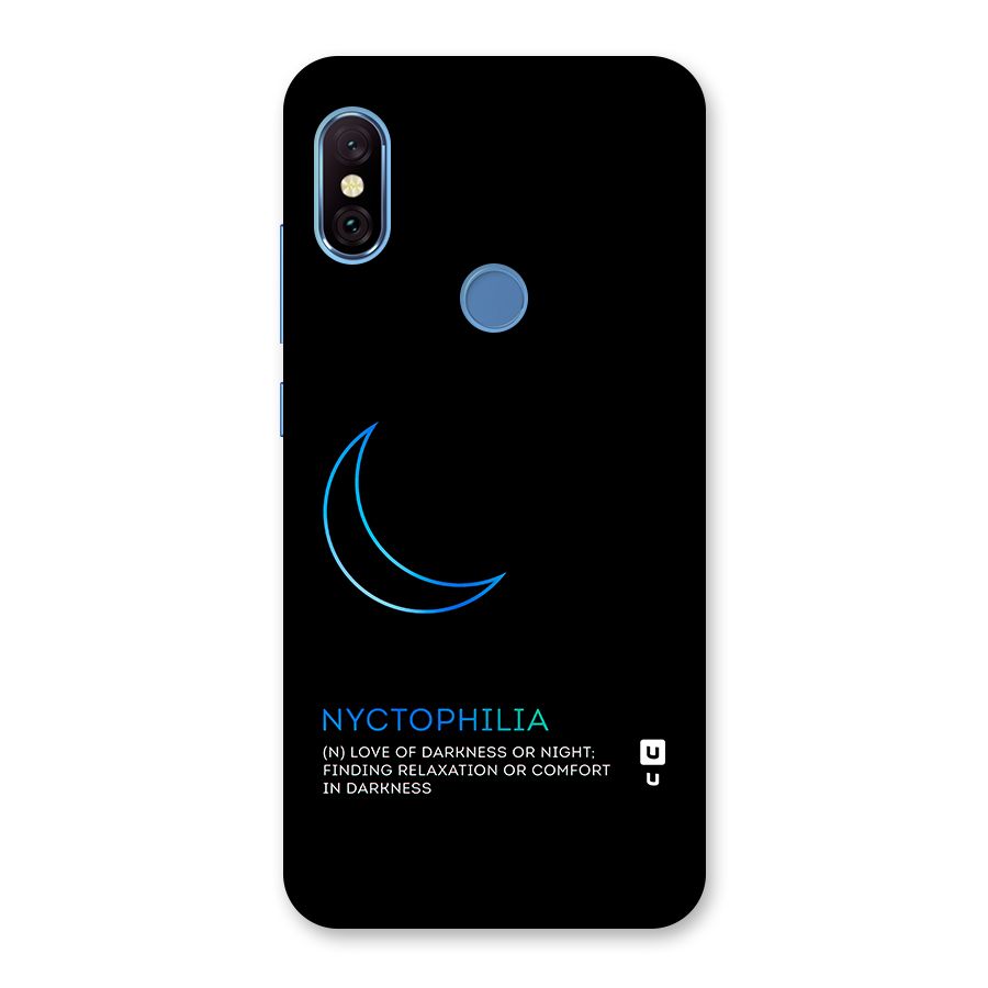 Nyctophilia Love of Darkness Back Case for Redmi Note 6 Pro