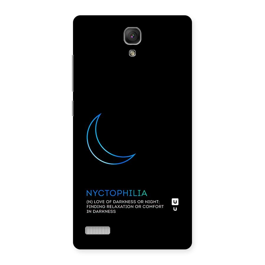 Nyctophilia Love of Darkness Back Case for Redmi Note Prime