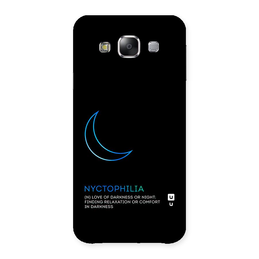 Nyctophilia Love of Darkness Back Case for Samsung Galaxy E5