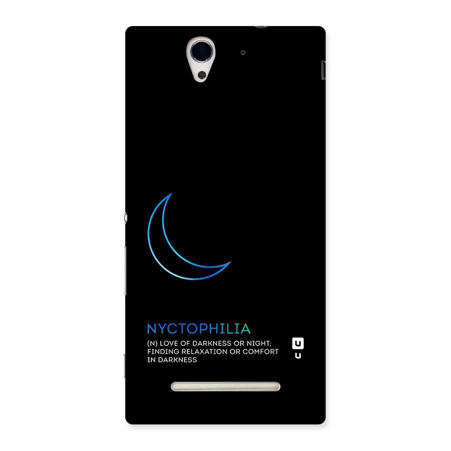 Nyctophilia Love of Darkness Back Case for Sony Xperia C3