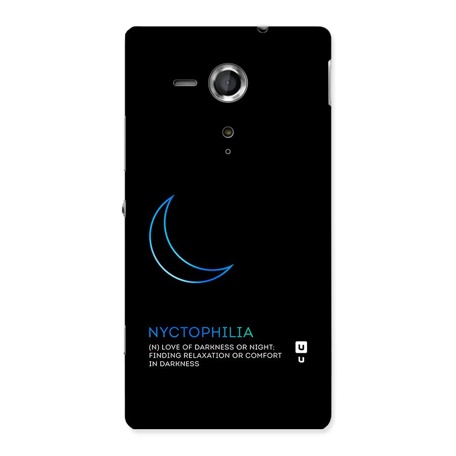 Nyctophilia Love of Darkness Back Case for Sony Xperia SP