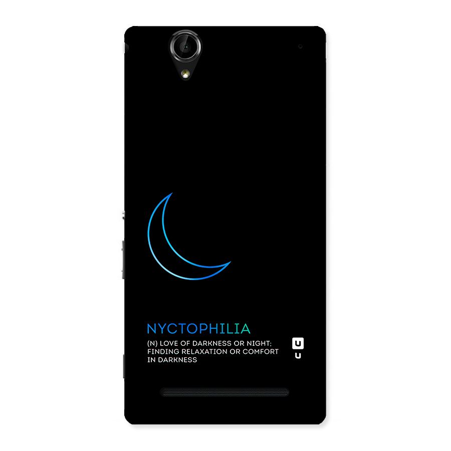 Nyctophilia Love of Darkness Back Case for Sony Xperia T2