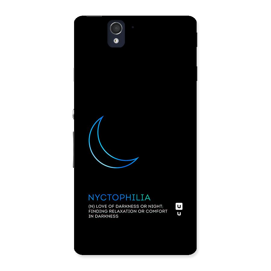 Nyctophilia Love of Darkness Back Case for Sony Xperia Z