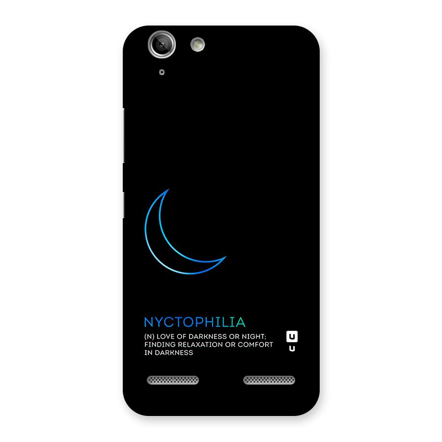 Nyctophilia Love of Darkness Back Case for Vibe K5