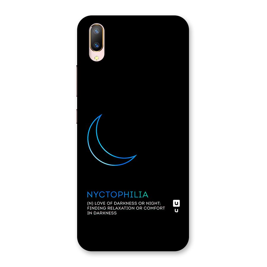 Nyctophilia Love of Darkness Back Case for Vivo V11 Pro