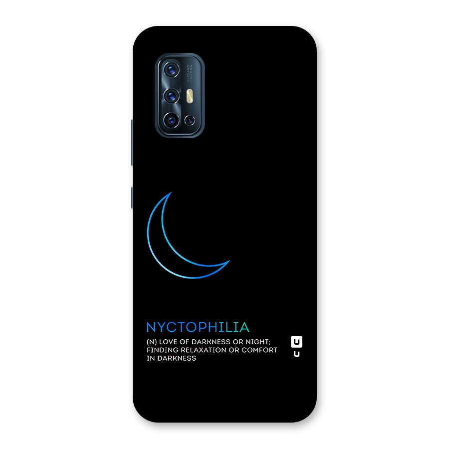 Nyctophilia Love of Darkness Back Case for Vivo V17
